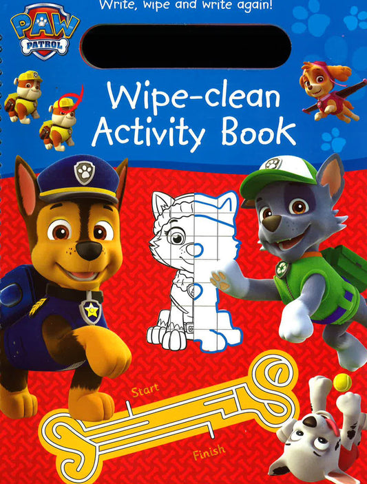Nickelodeon Paw Patrol: Wipe-Clean Activity Book