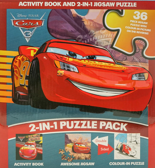 Disney Pixar Cars 3 2-In-1 Puzzle Pack