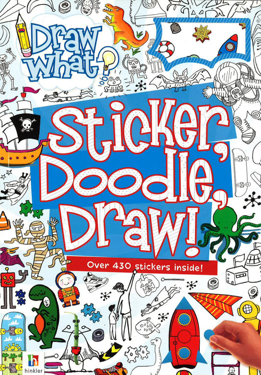 Sticker, Doodle, Draw! (Blue)