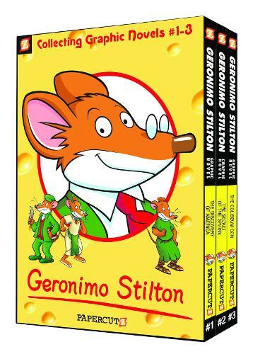 Geronimo Stilton 3 In 1 (The Discovery Of America/The Secret Of The Sphinx/The Coliseum Con)