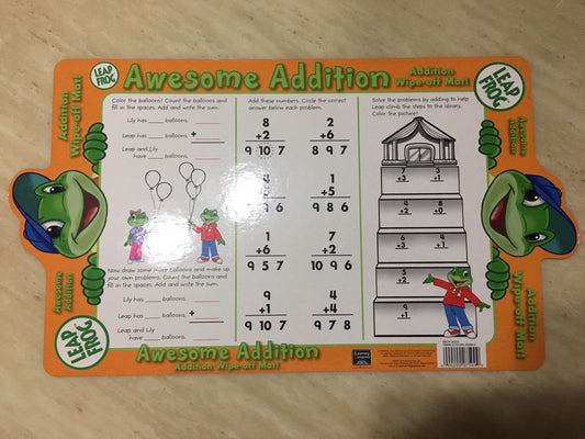 Awesome Additon (Additon Wipe-Off Mat!, Leap Frog)