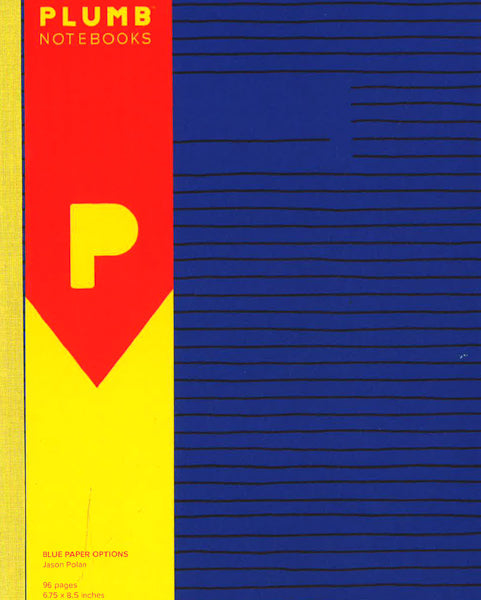 Plumb Notebooks Blue Paper Options (Small)