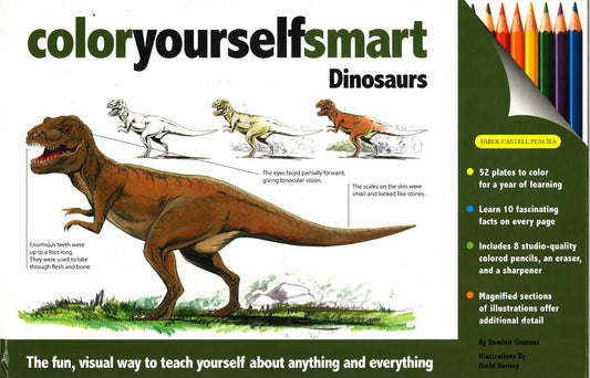 Color Yaourself Smart Dinosaurs (Hb)