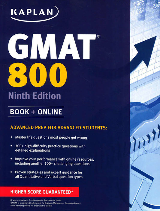 Kaplan Gmat 800: Advanced Prep For Advanced Students
