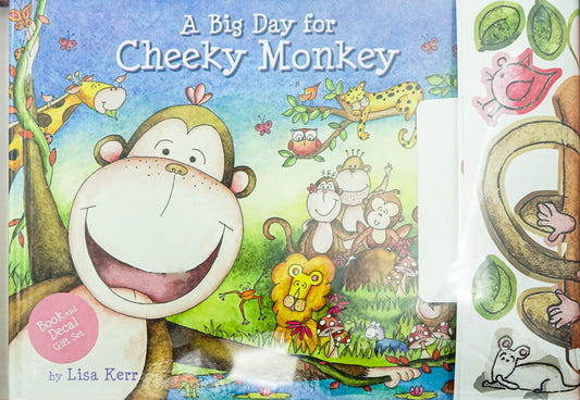 Day With Cheeky Monkey Book & Decal Set