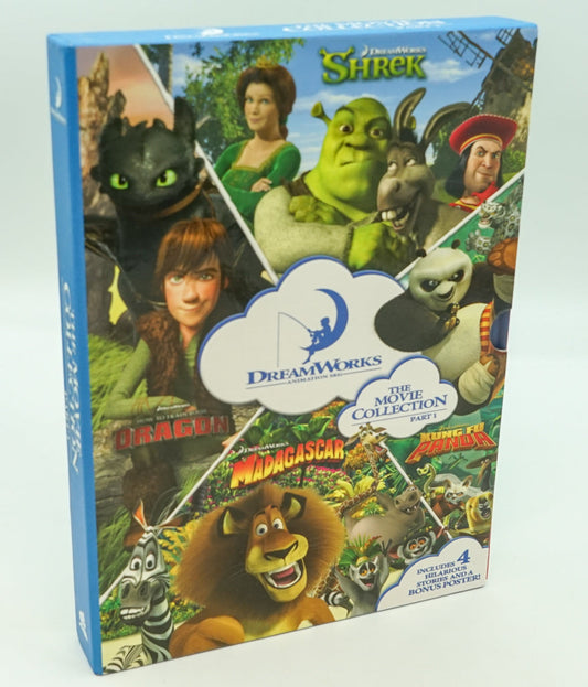 Dreamworks 4 Book Slipcase + Poster