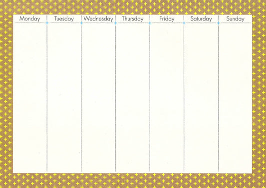 Geoart: Weekly Planner