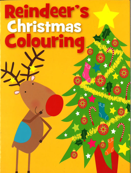 Christmas Colouring Rudolph
