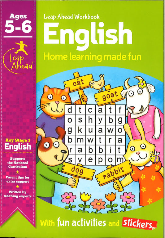 Leap Ahead Workbook: English Age 5-6 (Key Stage 1)