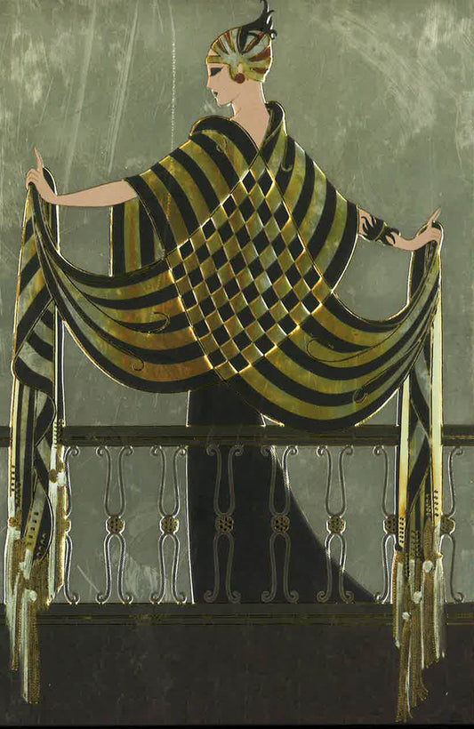 Erté The Balcony (Foiled Journal) (Flame Tree Notebooks) (Flame Tree Notebooks (47))