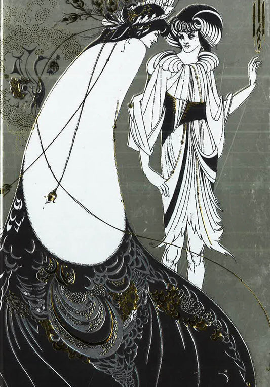 The Peacock Skirt By Aubrey Beardsley (Foiled Journal)