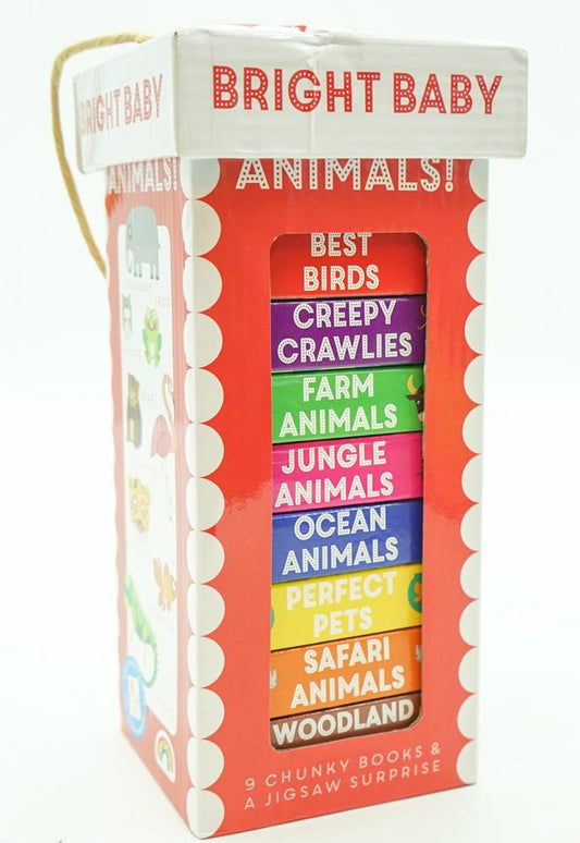 Baby Bright Book Tower - Animals
