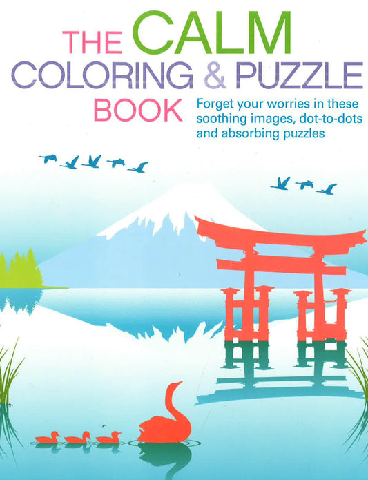 The Calm Coloring & Puzzle Book