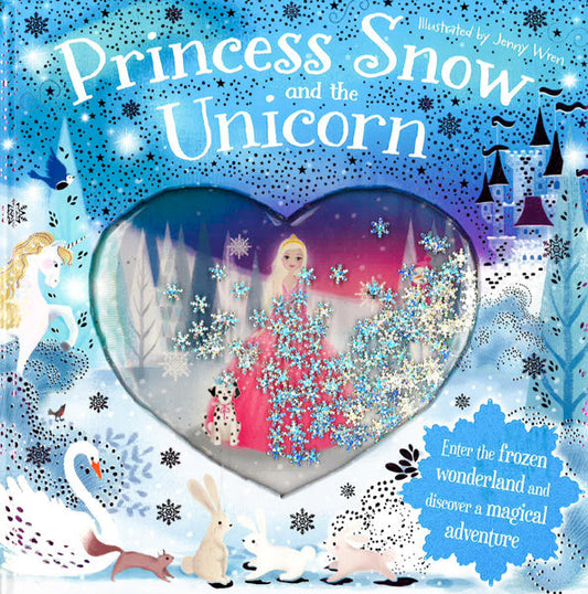 Glitter Globes Snowflake: Princess Snow And The Unicorn