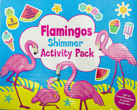 Flamingos Shimmer Activity Pack