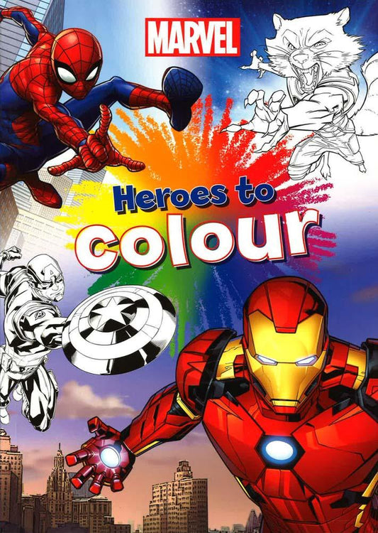 *Hero Colouring Marvel: Marvel Mixed: Heroes To Colour