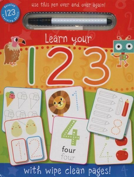 Learn Your 123 (With Wipe Clean Pages)