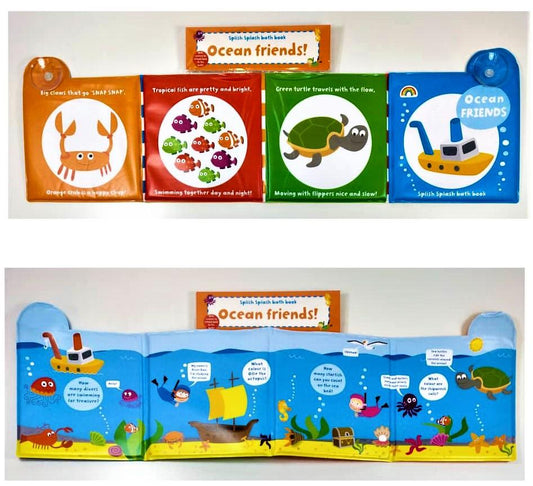 Splish Splash Bath Book - Ocean Friends