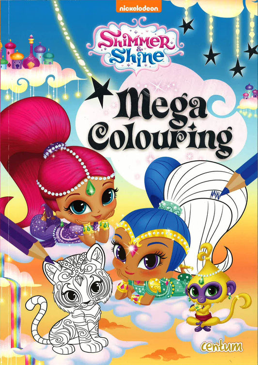 Shimmer & Shine Mega Colouring