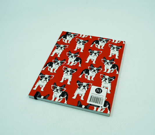 Flexi Journal: French Dog With Glasses