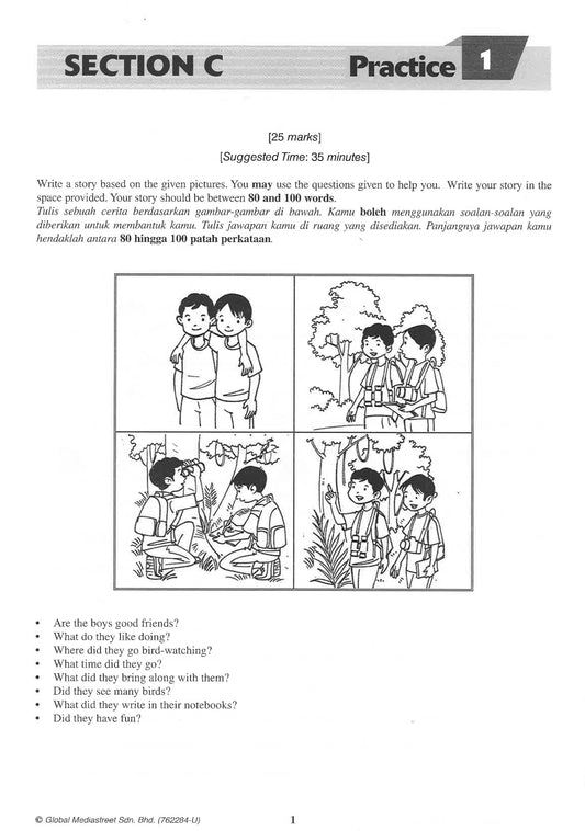 Kuasai Penulisan English Section C Upsr Year 5