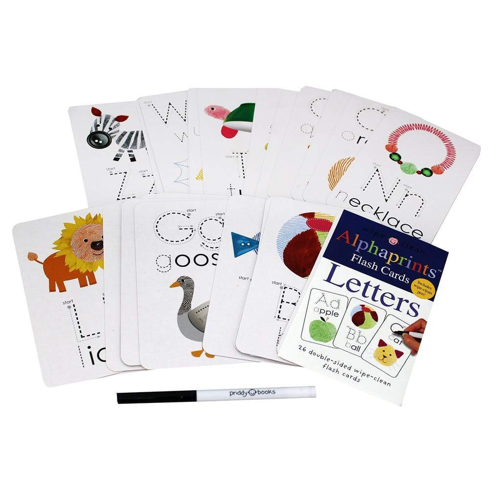 Alphaprints: Wipe Clean Flash Cards Letters And Numbers (Wipe Clean Activity Flash Cards)
