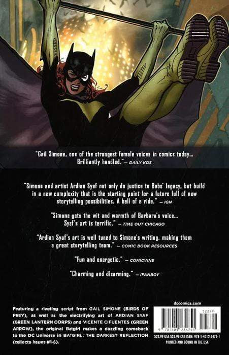 Batgirl Hc Vol 01 The Darkest Reflection ( The New 52 ) (Batgirl (Dc Comics Hardcover))