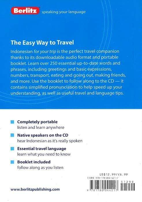 Berlitz Language: Indonesian For Your Trip