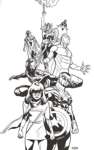 Color Your Own Avengers