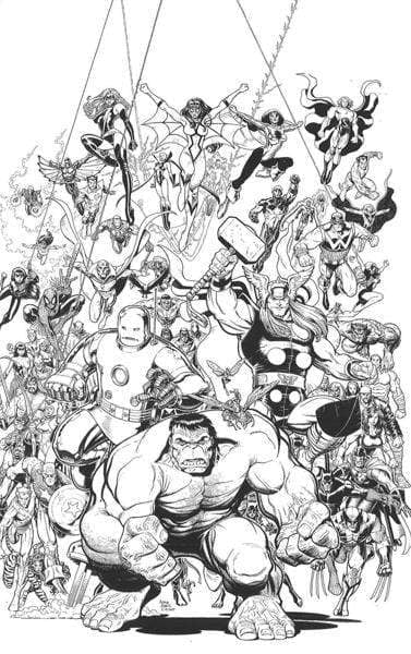 Color Your Own Avengers