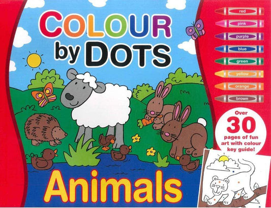 Colour By Dots Pad : Animal (Red)