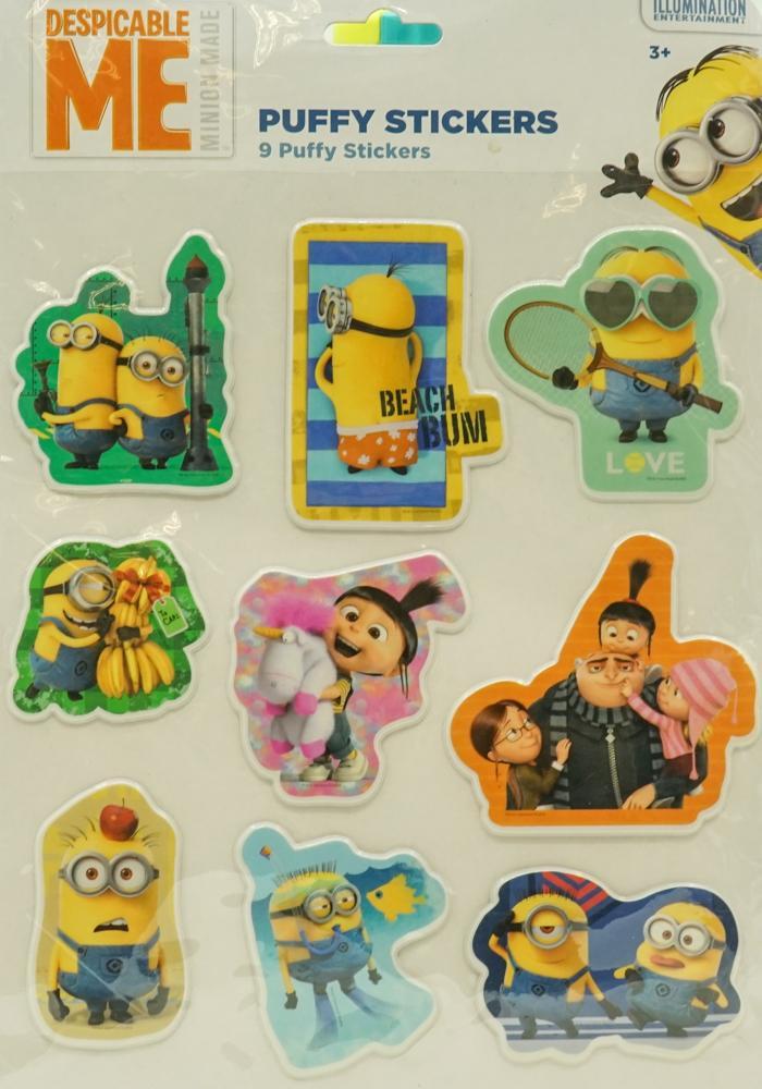 Despicable Me Puffy Stickers