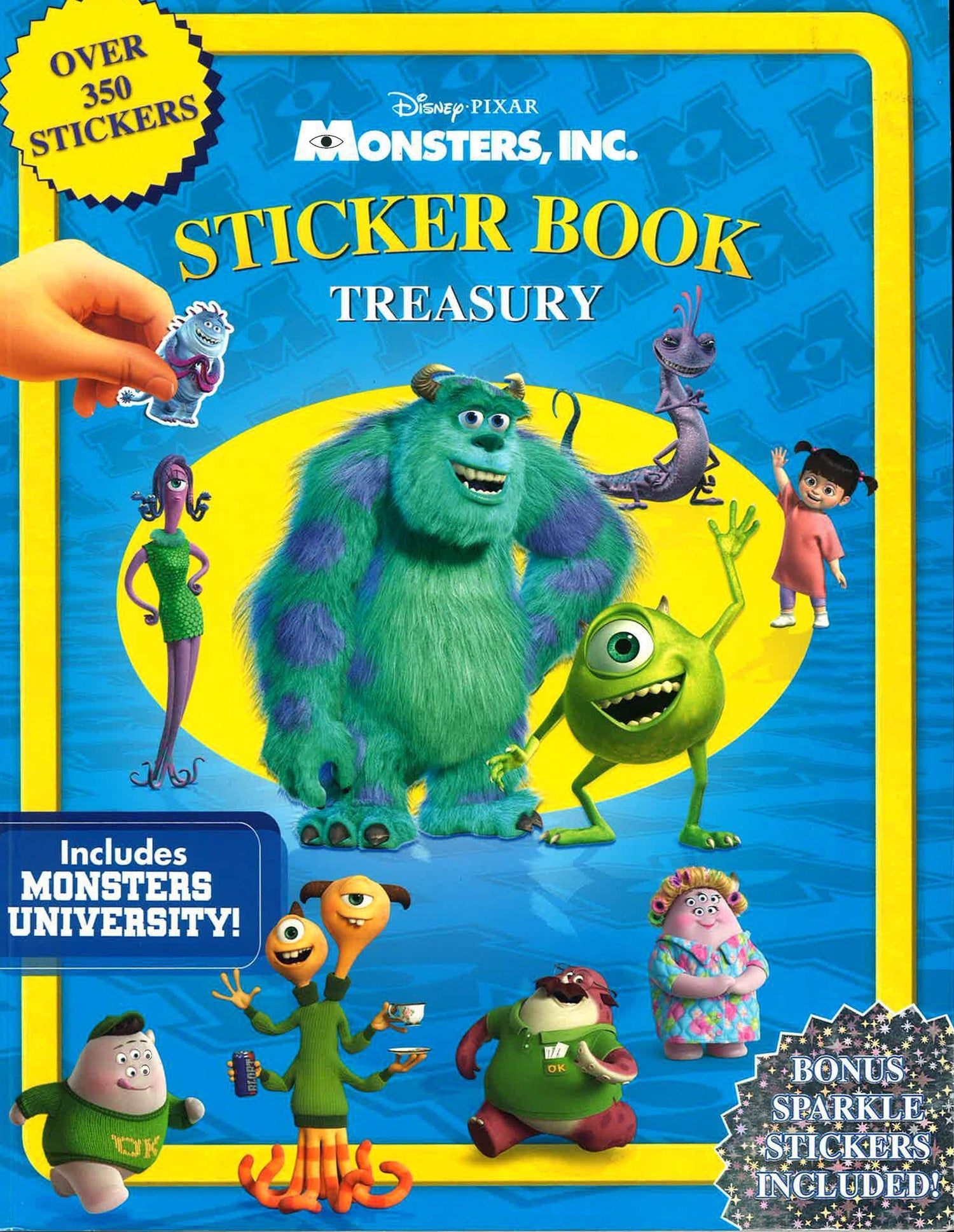 Disney And Pixar Monsters Inc Sticker Book Treasury
