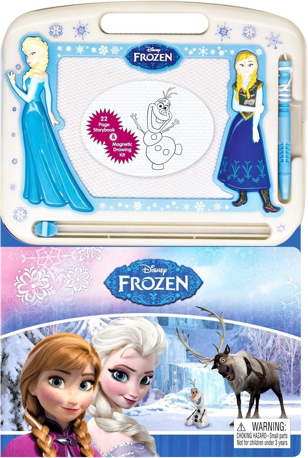 Disney Frozen Storybook and Magnetic Drawing Kit