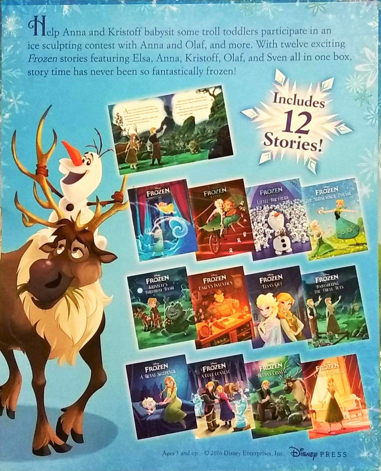 Disney Frozen Storybook Library - Includes 12 Stories!