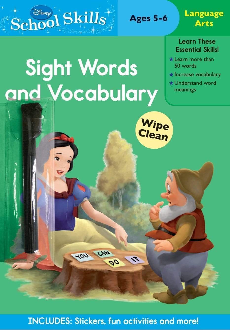 Disney School Skills: Princess Sight Words And Vocabulary