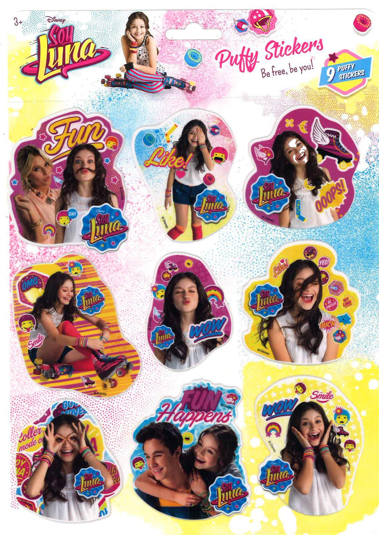 Disney Soy Luna: Puffy Stickers
