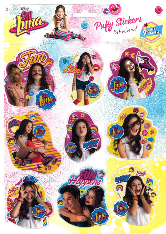 Disney Soy Luna: Puffy Stickers