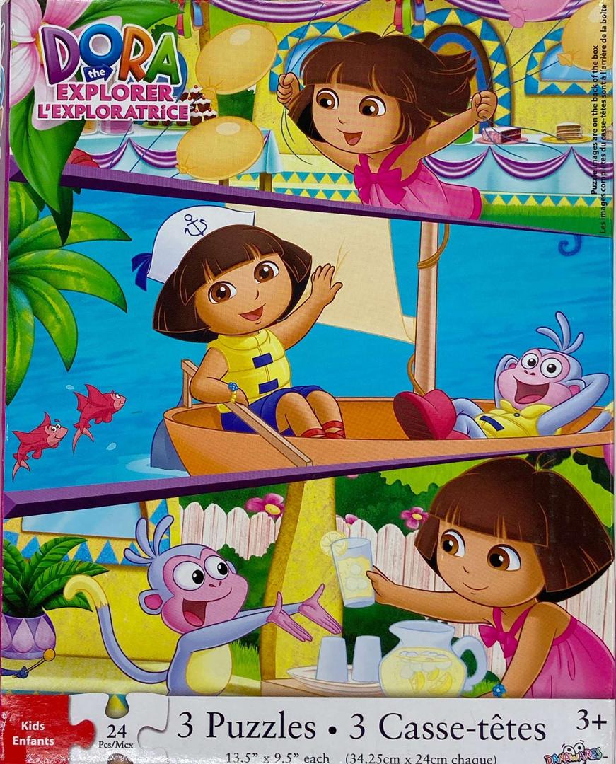 DORA 3 PACK PUZZLES (ITEM# 27546)