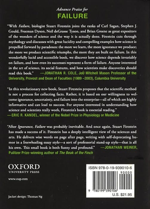 Failure: Why Science Is So Successful