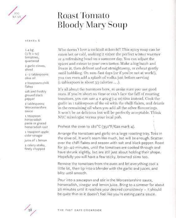 Fast Days Cookbook