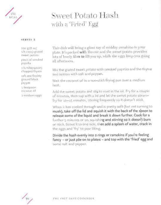 Fast Days Cookbook