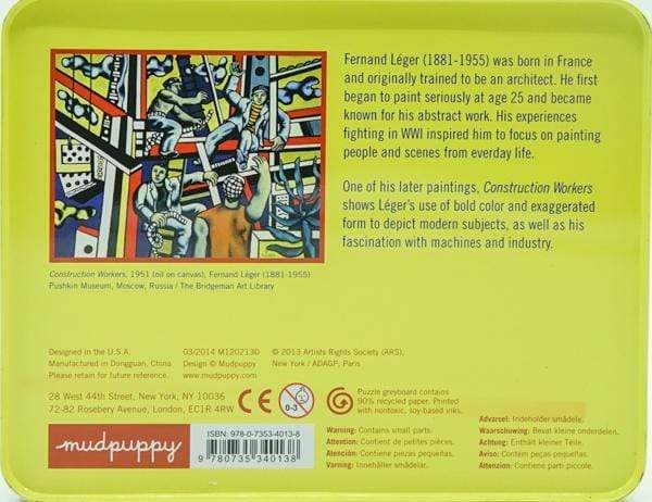 Fernand Leger Construction Workers 300 Piece Puzzle