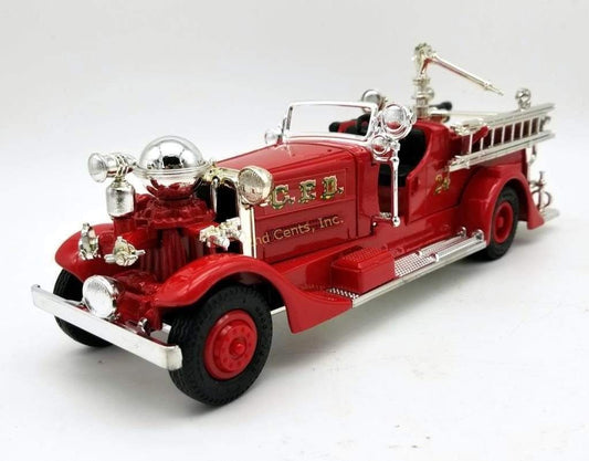 FINA 1937 AHRENS FOX FIRE TRUCK BANK