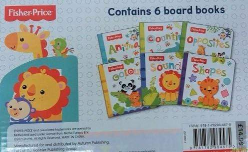 Fisher Price Mini Movers (6 Board Books)