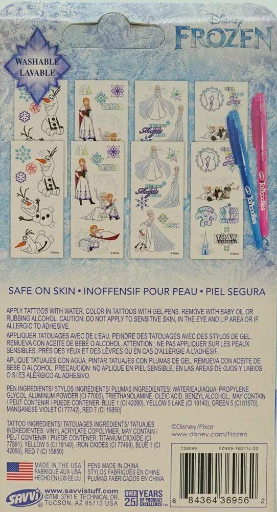 Frozen_50 Tattoos/2Pens