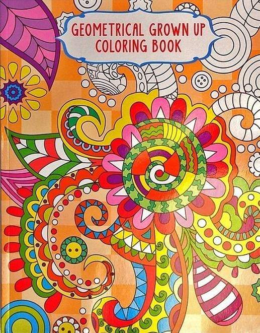 Geometrical Grown Up Coloring Book