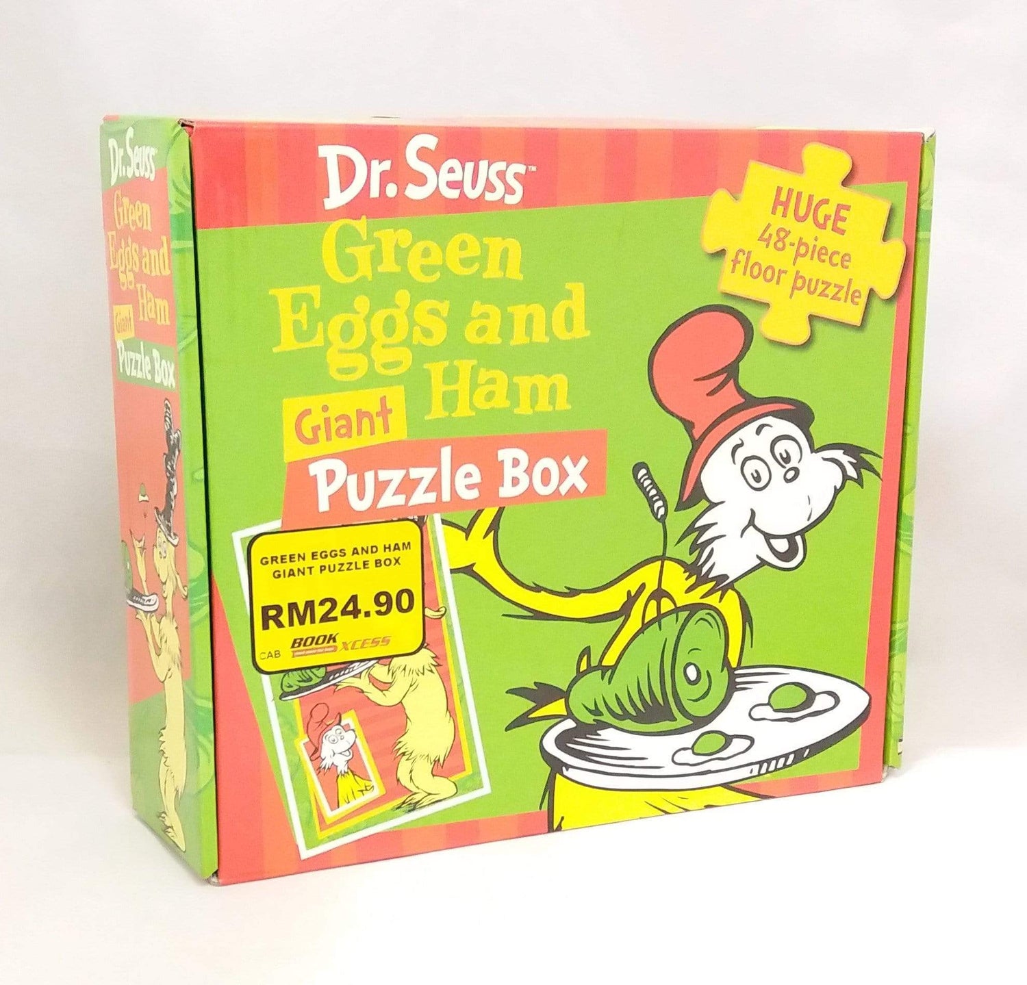Green Eggs And Ham Giant Puzzle Box (Huge 48-Piece Floor Puzzle)