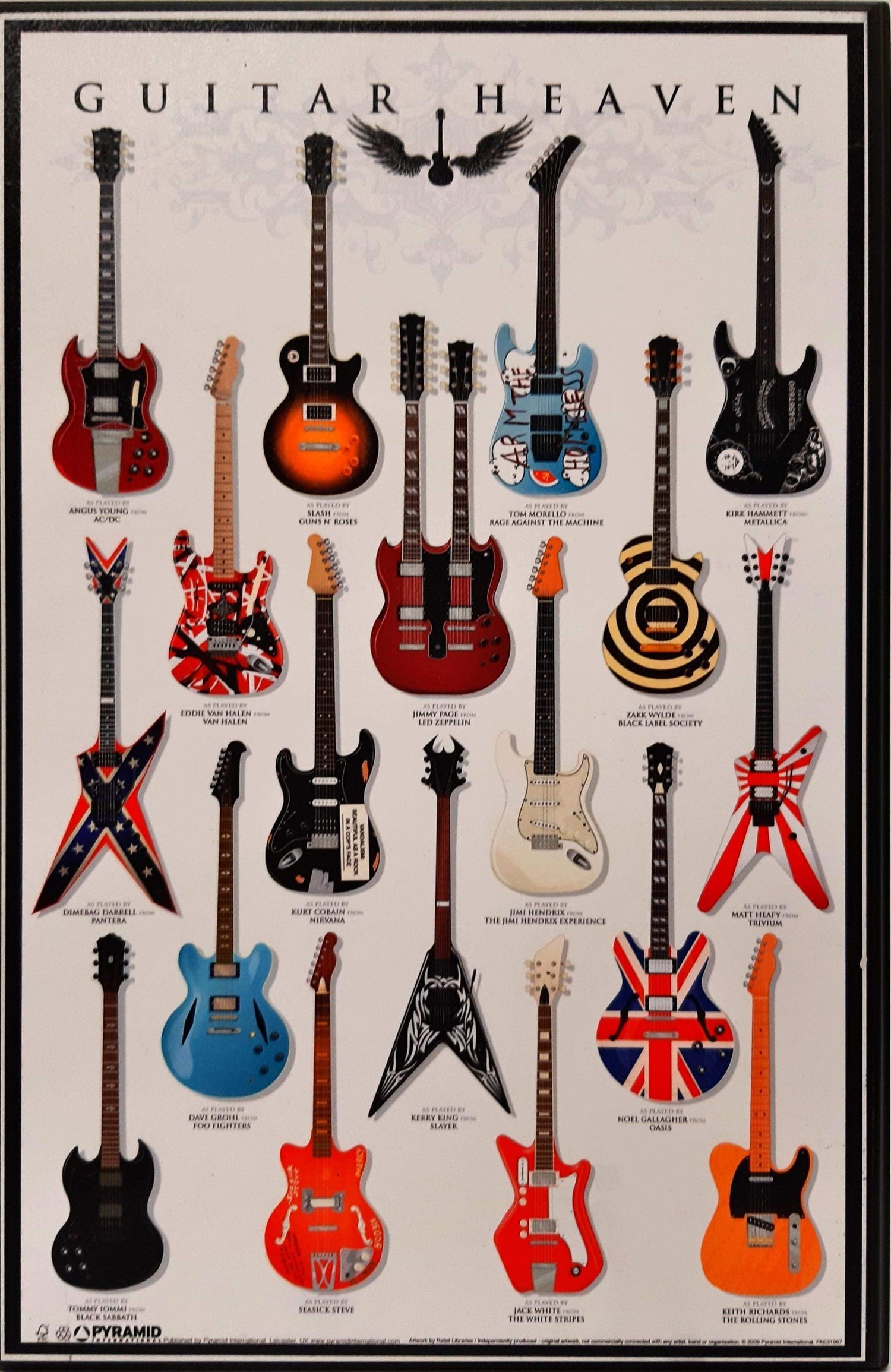 Guitar Heaven (Plaque 11X17)