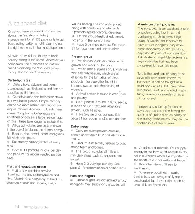 Healthy Eating For Ibs (Irritable Bowel Syndrome)